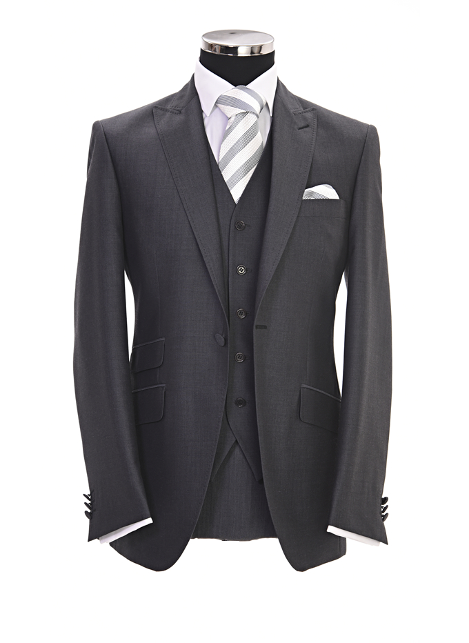 Lounge Suits – Charcoal – Attire Menswear | Formal Suit Hire, Wedding ...